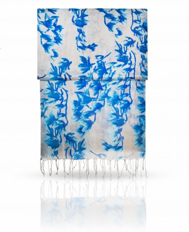 Палантин Женский S-ORCHID/BLUE